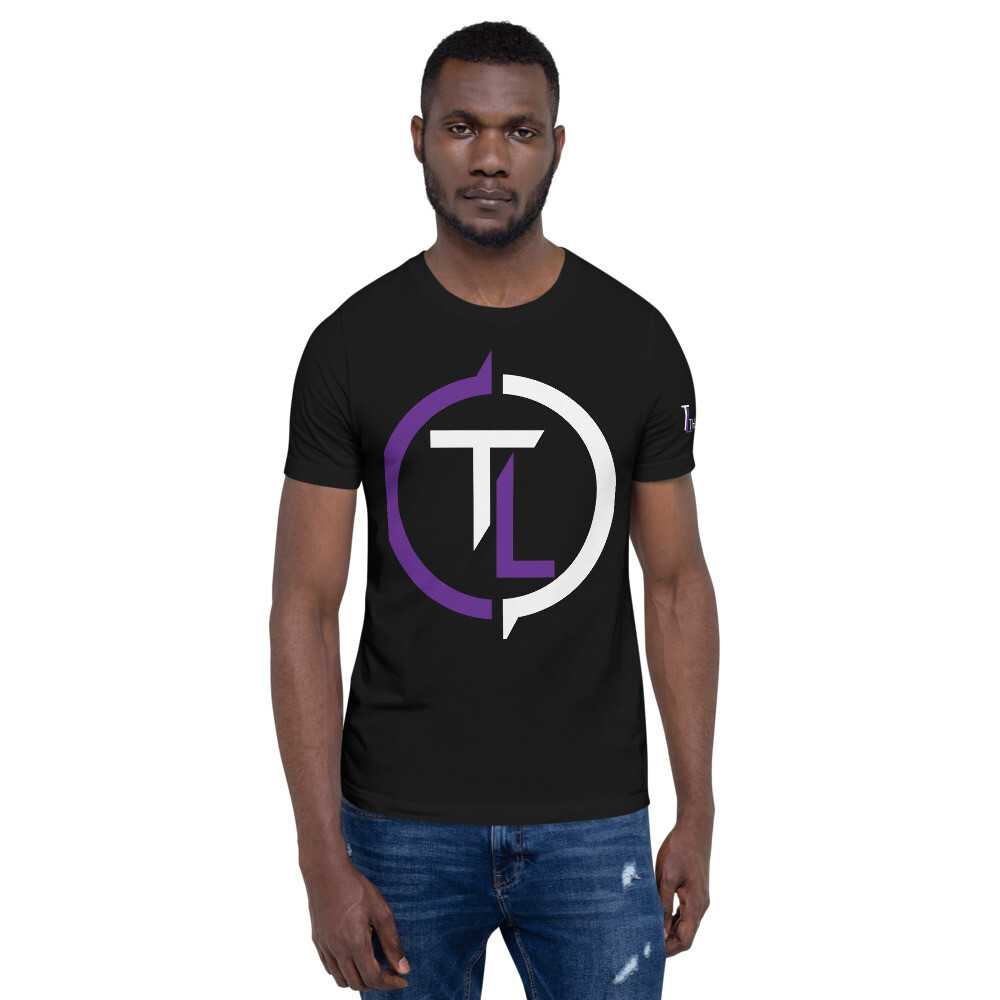 Men's Custom TL 'Out Front' Short-Sleeve  T-Shirt, Color: Black, Size: XS