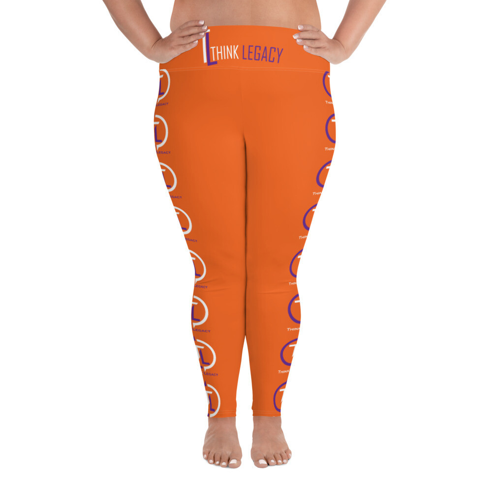 Custom (TL) All-Over Print Plus Size Leggings, Size: 2XL