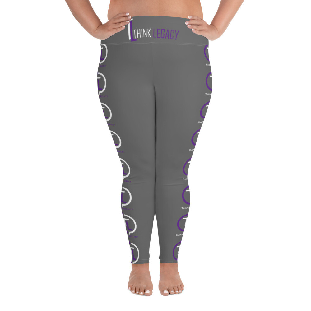 Custom (TL) All-Over Print Plus Size Leggings, Size: 2XL