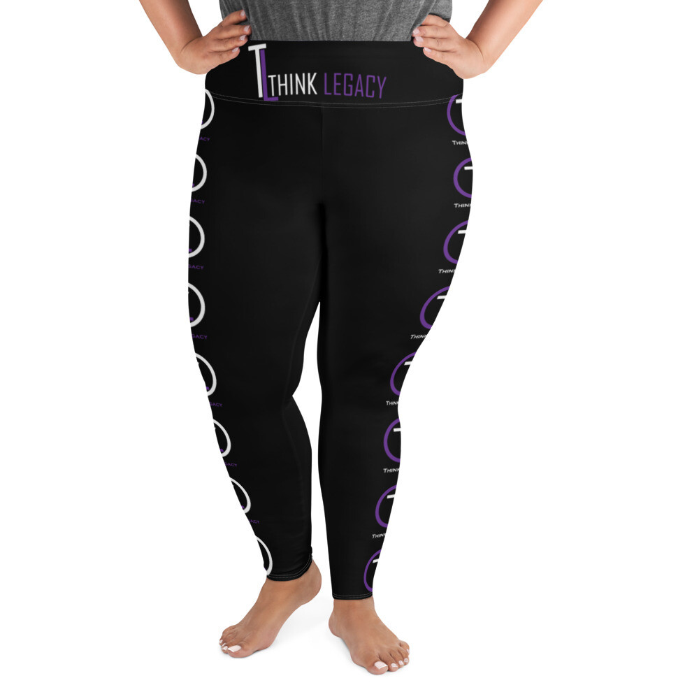 All-Over Print Plus Size Leggings, Size: 2XL