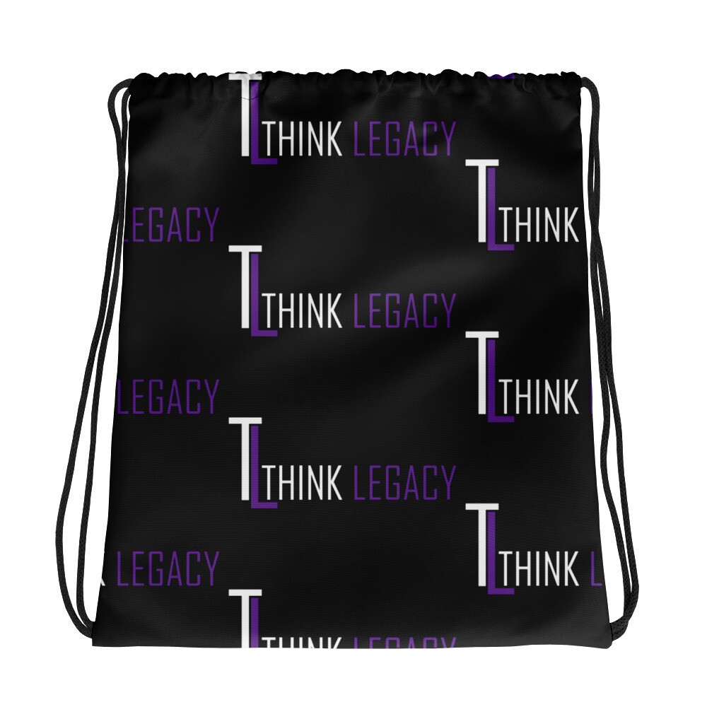 Custom (TL) 'Out Front' Drawstring bag