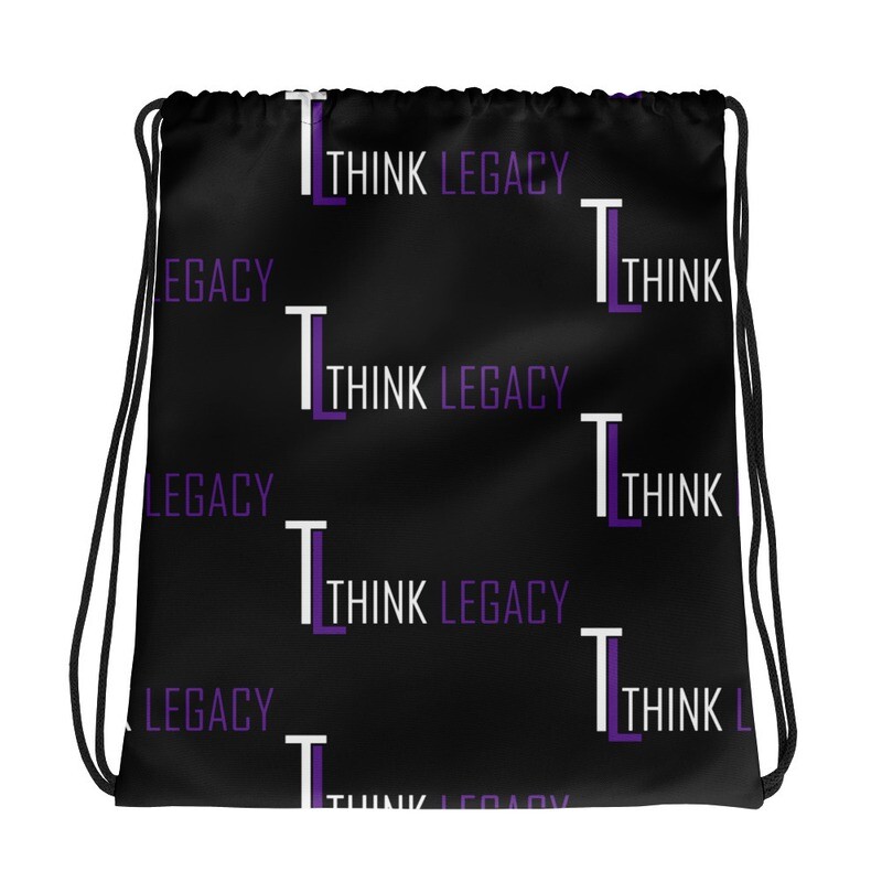 Custom (TL) 'Out Front' Drawstring bag