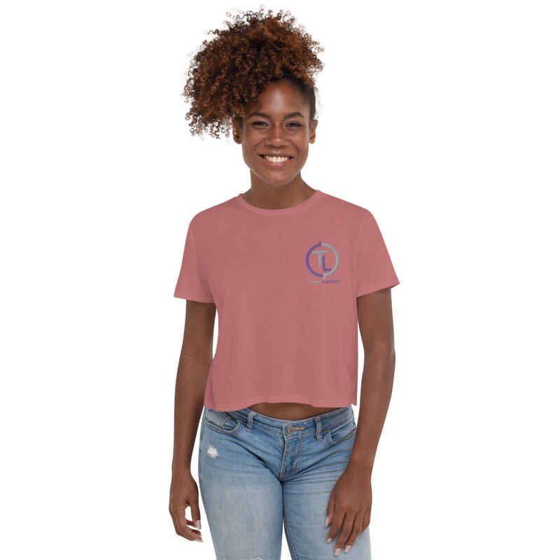 Embroidered (TL) Crop Tee