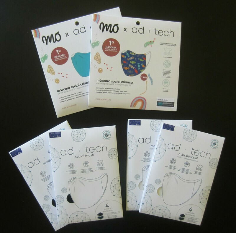 FAMILY PACK - 6 Masken zum Sonderpreis und versandkostenfrei - 4 x Erwachsene, 2 x Kinder - Niveau 2 - professioneller Gebrauch - OEKO-TEX ® STANDARD 100 FAMILY PACK - 6 Masken zum Sonderpreis und versandkostenfrei - 4 x Erwachsene, 2 x Kinder - Niveau 2 - professioneller Gebrauch - OEKO-TEX ® STANDARD 100