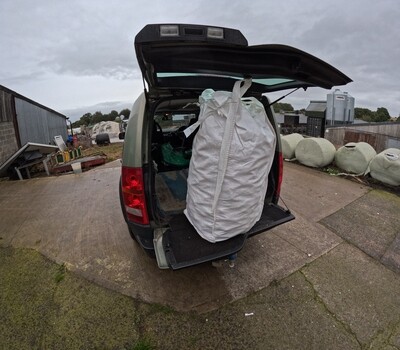 Browns Apples in Barrow bags shake & catch harvested