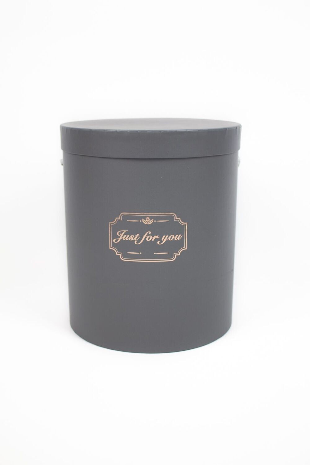 Large Hatbox - Charcoal Grey