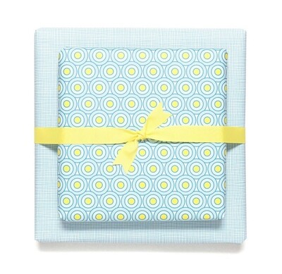Wrapping paper - Turquoise Circles