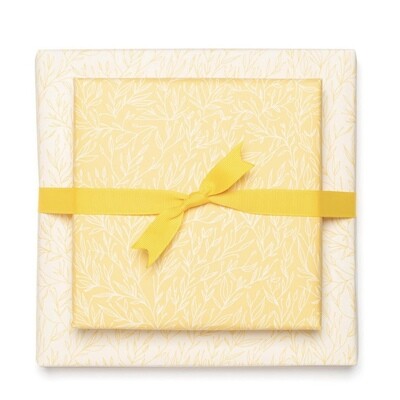 Wrapping paper - Yellow leaves