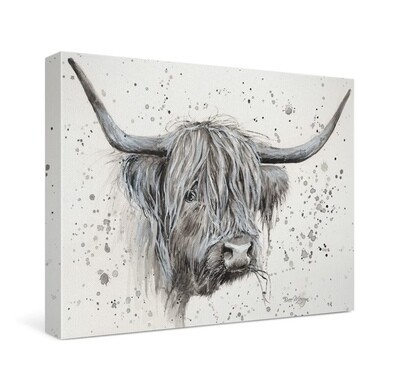 Donal - Highland Cattle Canvas Cutie