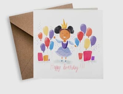 Card - Girl Happy Birthday