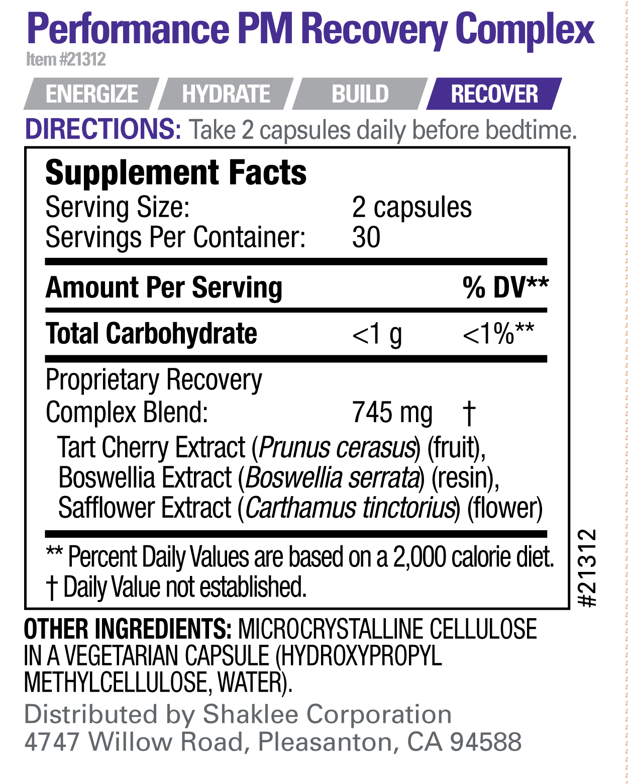 PM Recovery Complex (21312)