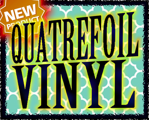 Quatrefoil HTV 12&quot; x 24&quot;