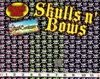 Skulls &#39;N&#39; Bows© HTV 12 X 24