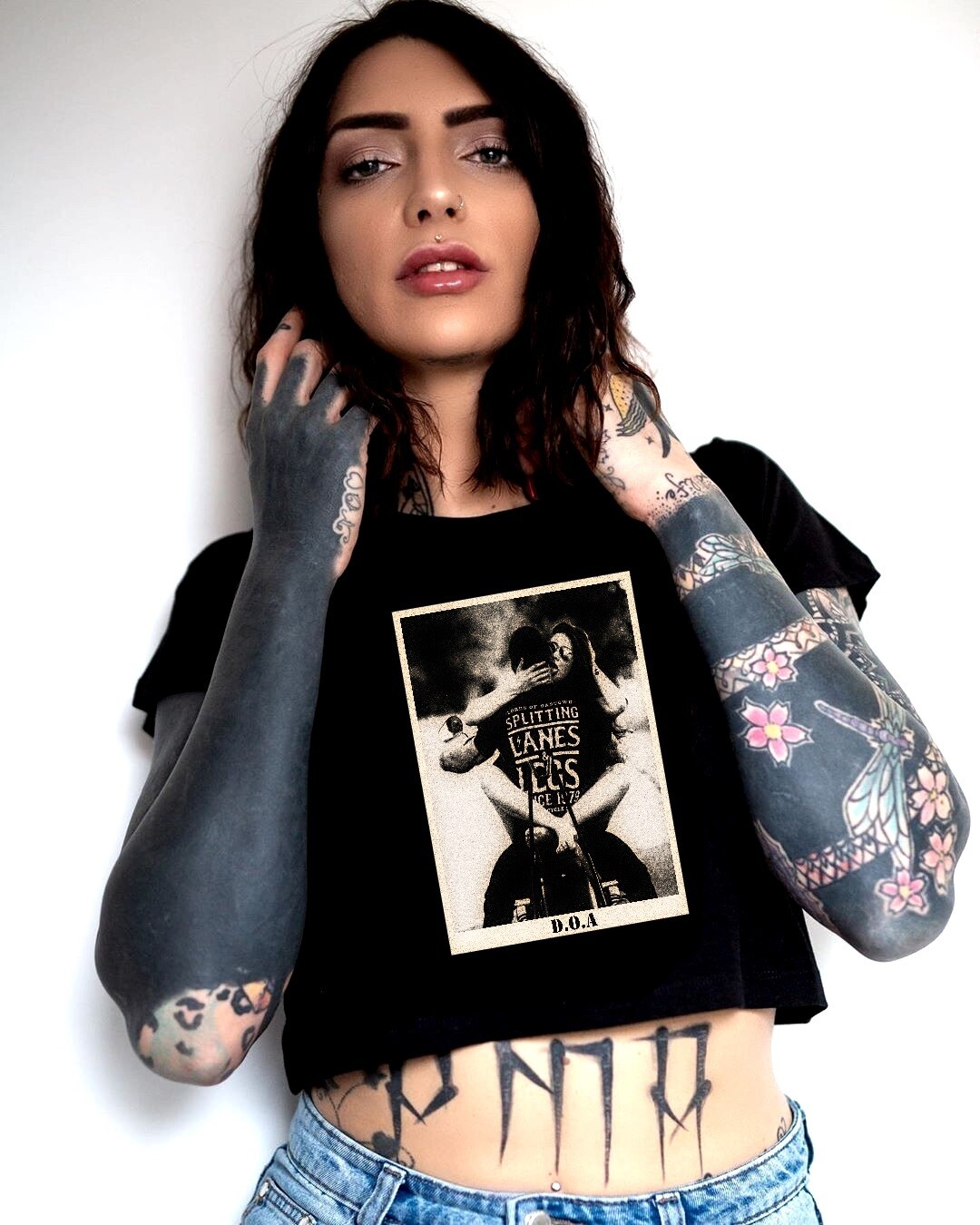 Baby Doll - Crop Top Biker Tee Baby Doll - Crop Top Biker Tee