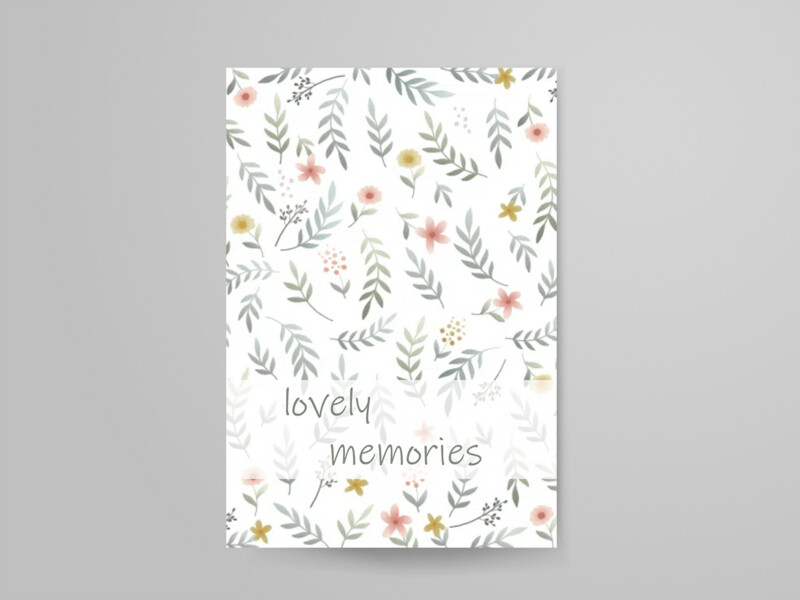 Schrijfblok lovely memories