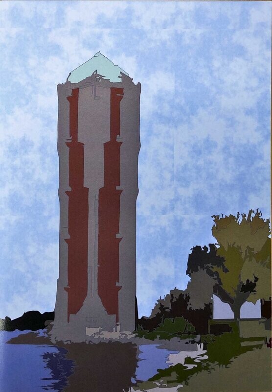 Schrijfblok Aalsmeerse Watertoren