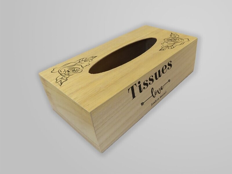 Houten tissuebox
