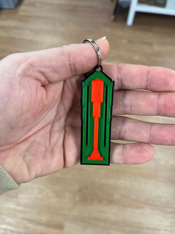 3D Watertoren sleutelhanger