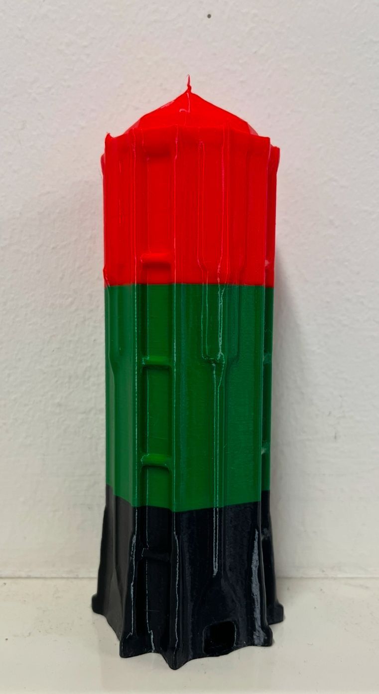 Watertoren in 3 kleur van Aalsmeer