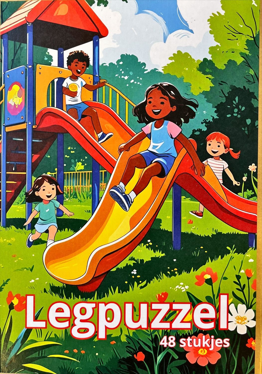 LegPuzzel: Kind op Glijbaan