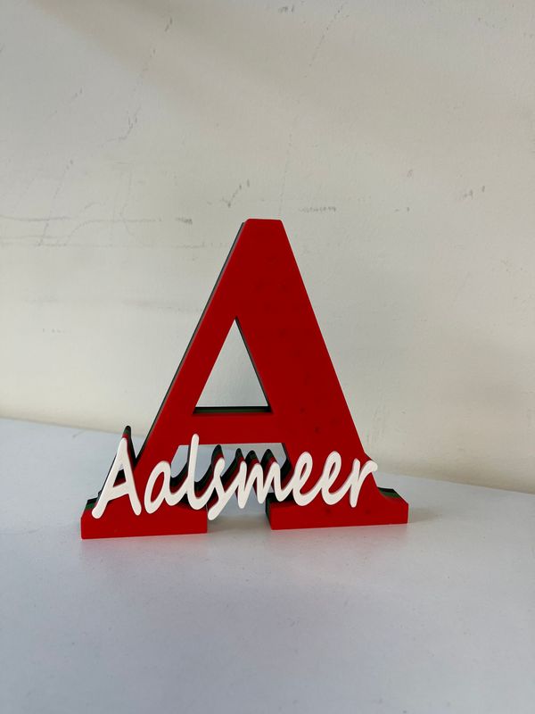 3D Letter A-Aalsmeer