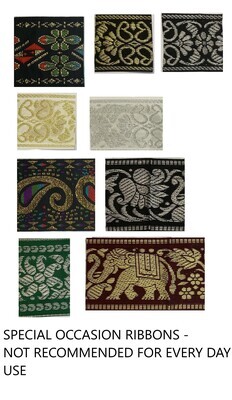 ALL SIZES!  - The Bali Collection - A wide choice of ribbons sourced on the island of Bali, Indonesia - PRE ORDER