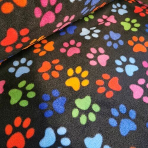 ALL SIZES! - Rainbow Paws on Black - Large Whippet, Lurcher and Greyhound PJ's - PRE-ORDER