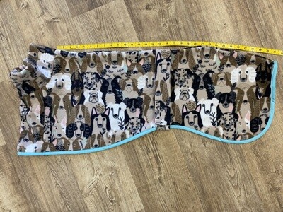 30" - 31" - Dogs with turquoise binding - AVAILABLE NOW!