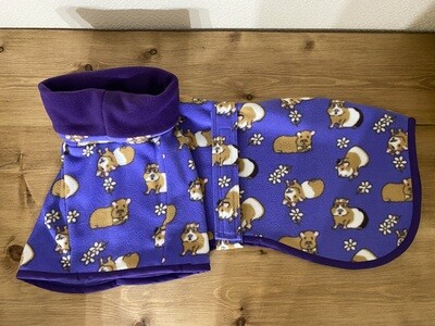 30" Guinea Pigs - Single Layer with Double Layer Snood