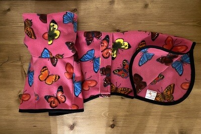 30" Butterflies - Single Layer with Double Layer Snood