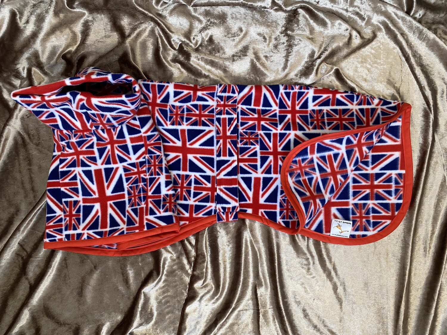 30&quot; Union Jack Single Layer Fleece with Polo Neck - AVAILABLE NOW