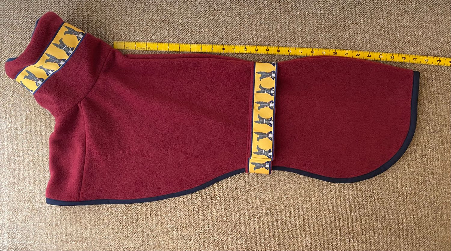 27&quot; Prince Charming Burgundy Single Layer Fleece with Double Snood Neck