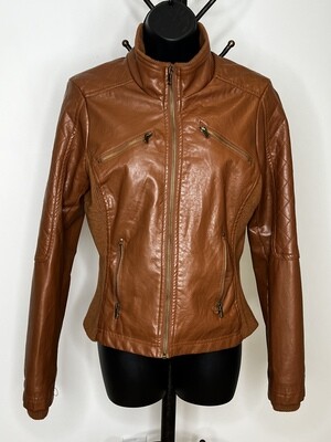 Therapy Faux Leather Jacket