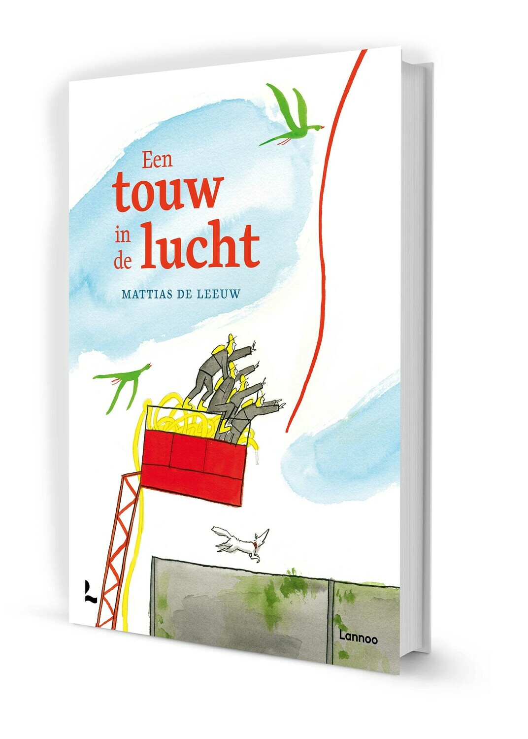 Een touw in de lucht