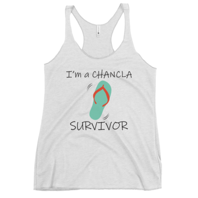Chancla Survivor Women's Racerback Tank