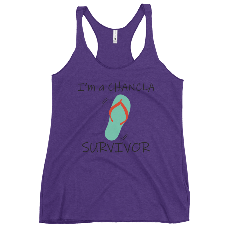 Chancla Survivor Women's Racerback Tank