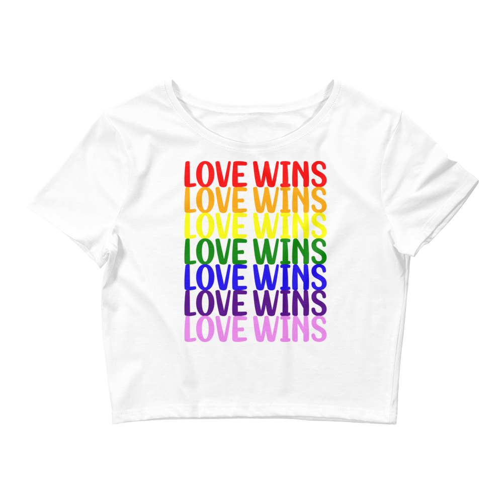 Love Wins Women’s Crop Tee