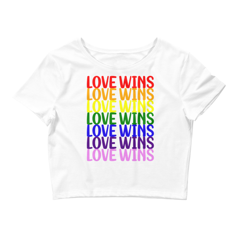 Love Wins Women’s Crop Tee