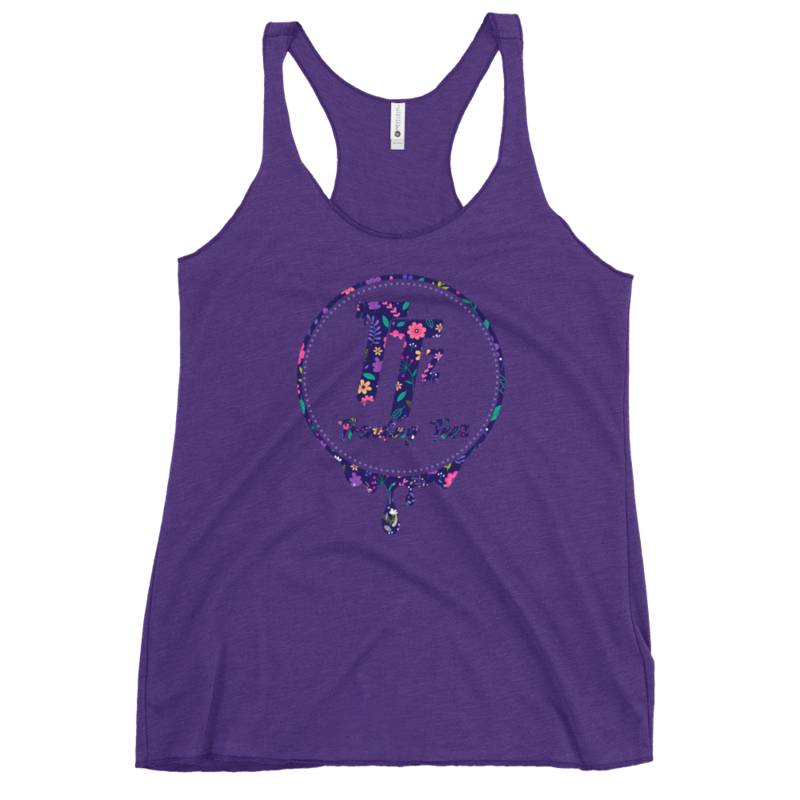 TTz Fanz Flower Drip Women's Racerback Tank