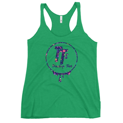 TTz Fanz Flower Drip Women&#39;s Racerback Tank