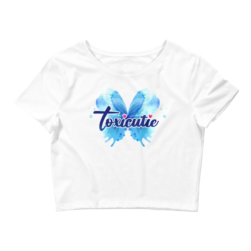 Toxicutie Butterfly Women’s Crop Tee