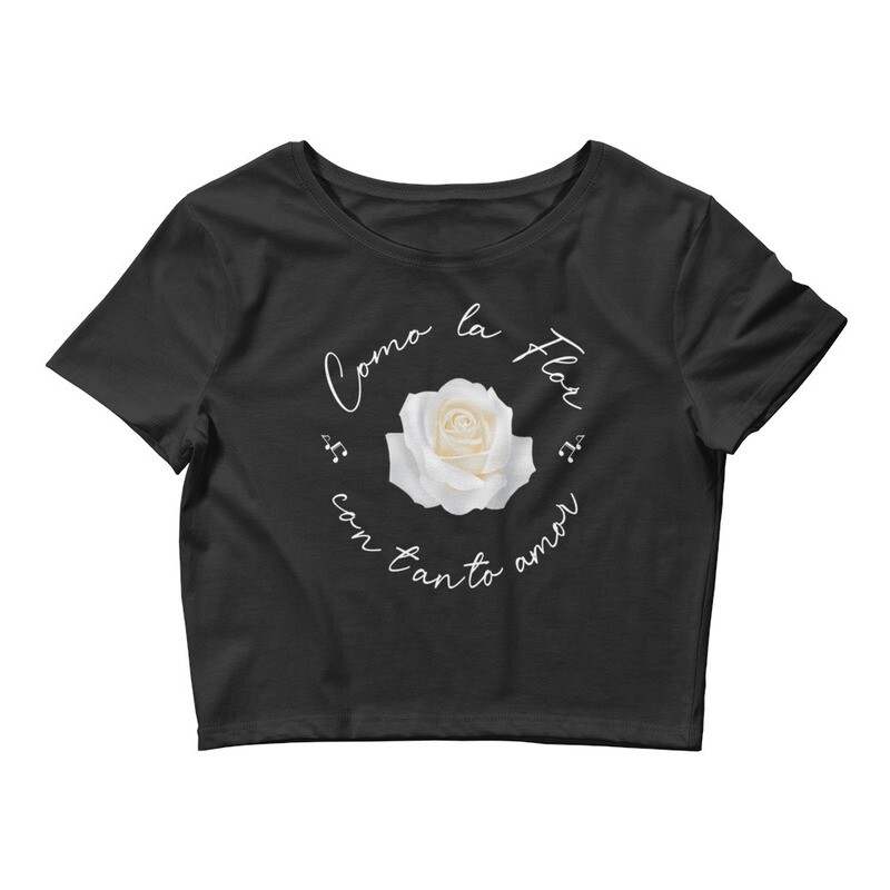 Como La Flor Women’s Crop Tee