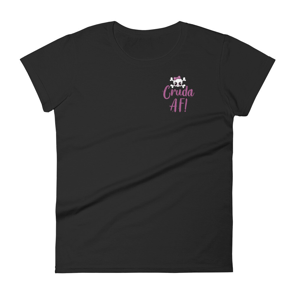 Cruda AF! Women&#39;s T-Shirt, Color: Black, Size: S