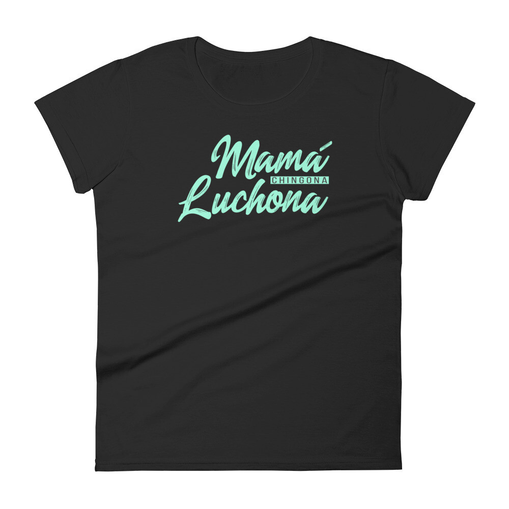 Mama Luchona Women&#39;s T-Shirt, Color: Black, Size: S