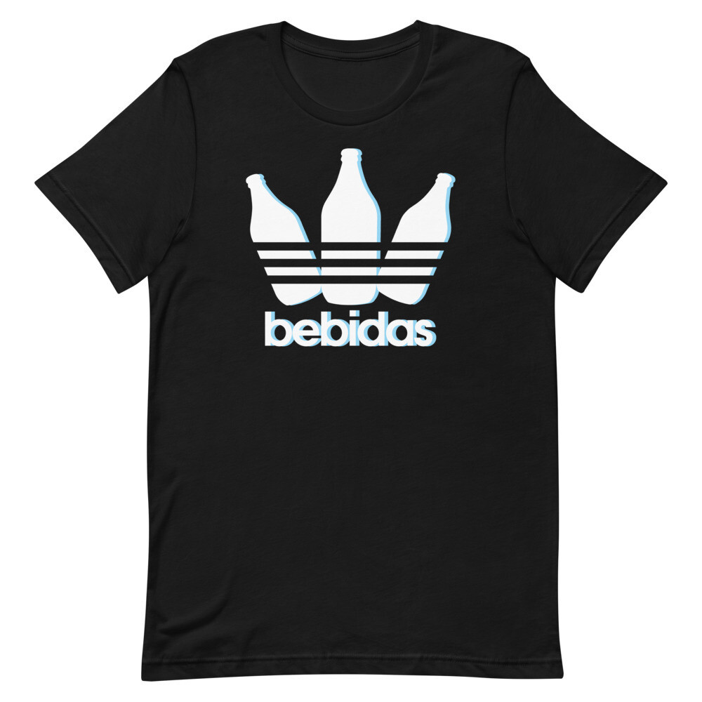 Bebidas 3D T-Shirt, Color: Black, Size: M