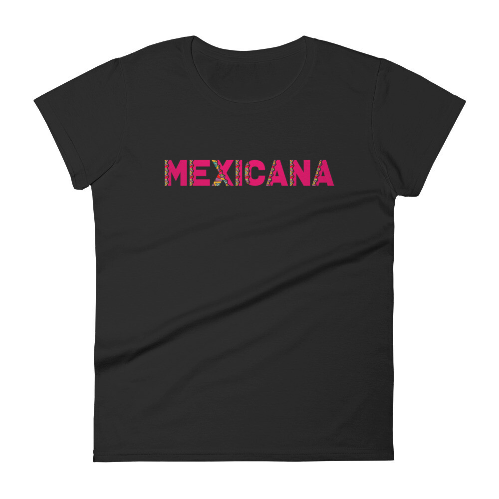 Mexicana Women&#39;s T-shirt, Color: Black, Size: S