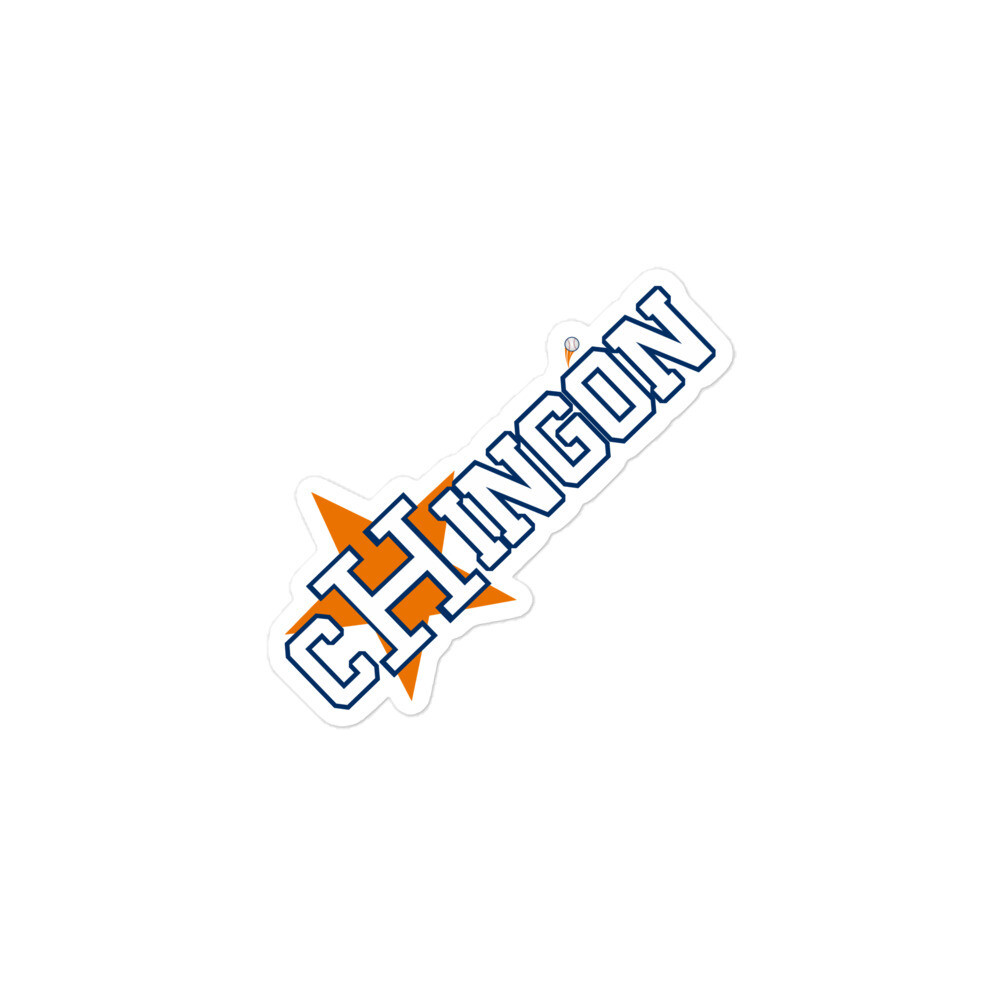 Houston Chingon Sticker, Size: 3x3