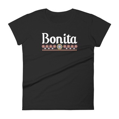 Bonita Huichol Women&#39;s T-shirt, Color: Black, Size: S