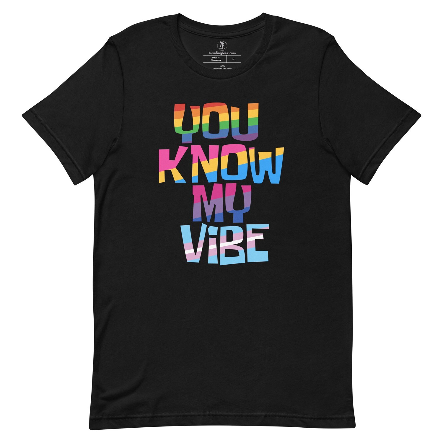 You Know My Vibe Premium T-Shirt, Color: Black, Size: XS