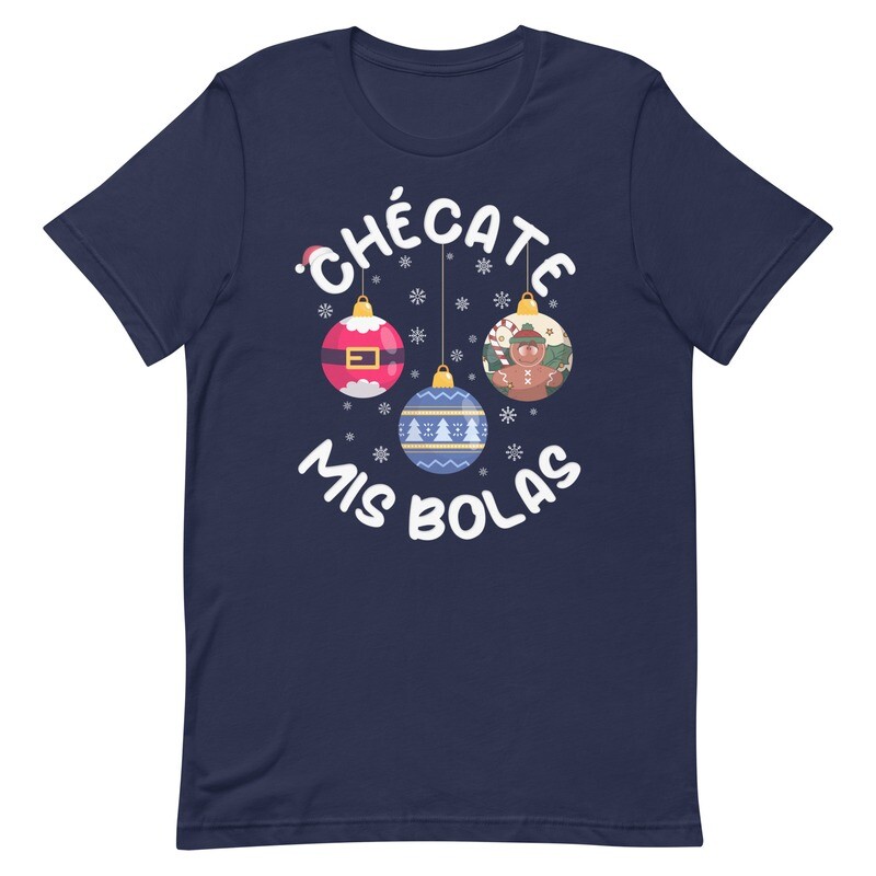 Checate Mis Bolas Xmas Premium Unisex t-shirt